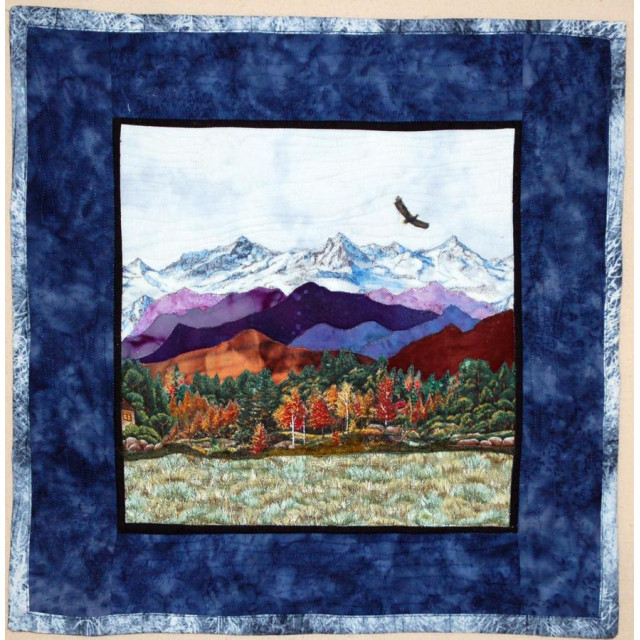 Mountain Scene Quilted Wallhanging
