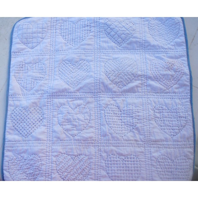 Hand sewn baby quilt