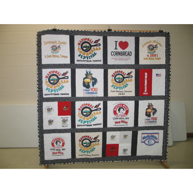Cornbread Festival T-Shirt Quilt