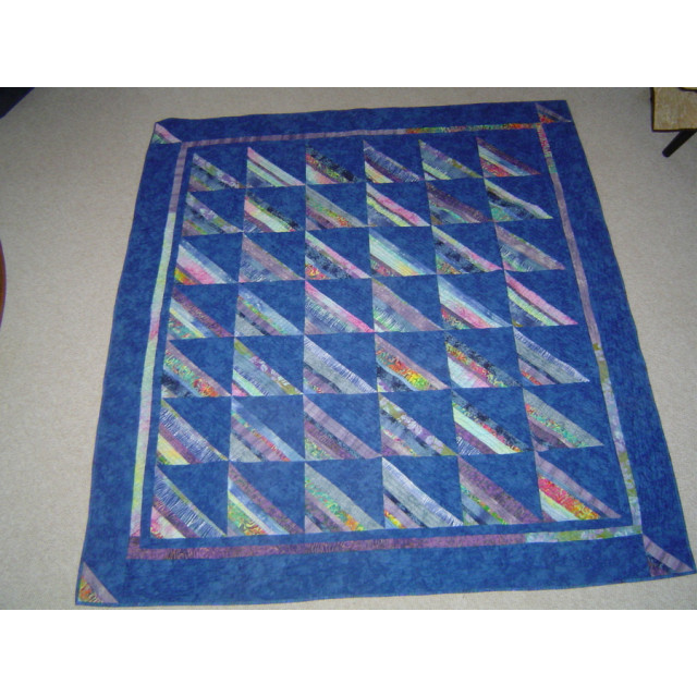 Blue quilt