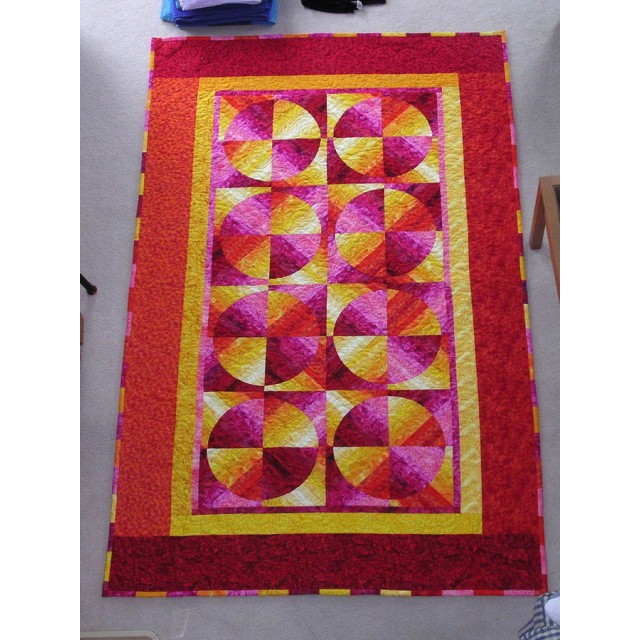 Summer Sun/Abbey's Graduation Quilt