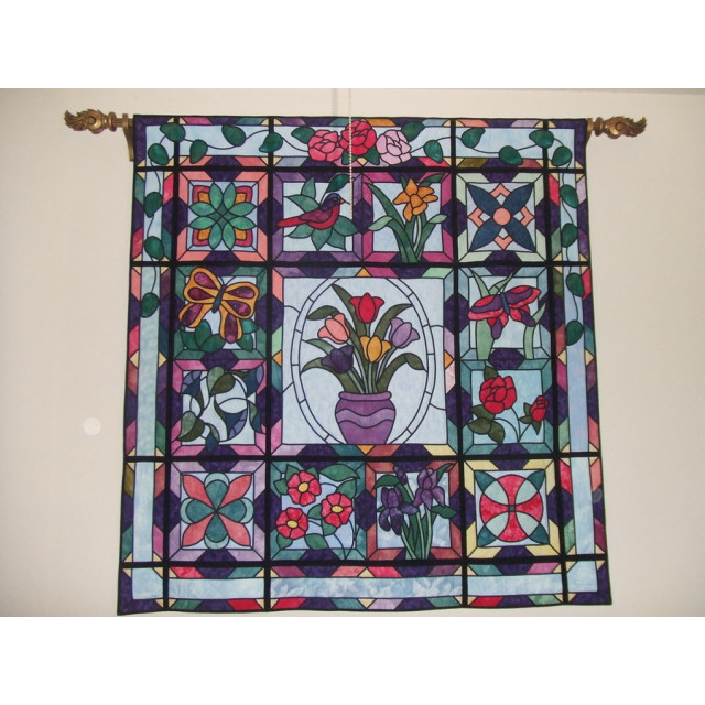 Stained glass garden