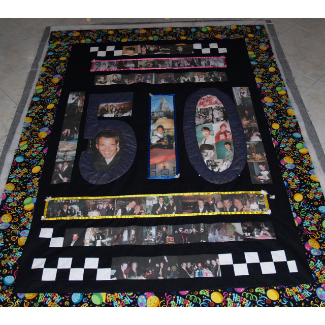 Benny's 50th birthday quilt