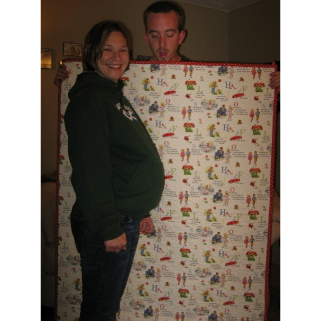 Dick Jane and Sally Baby Quilt