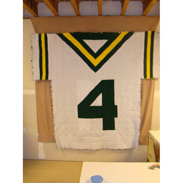 Brett Farve Rag Quilt