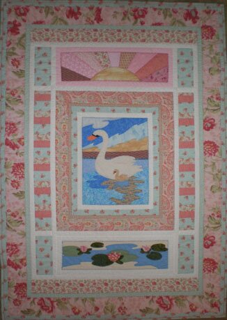 Swan quilt for Mrs. Slosser