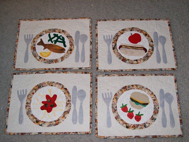 Funky placemats