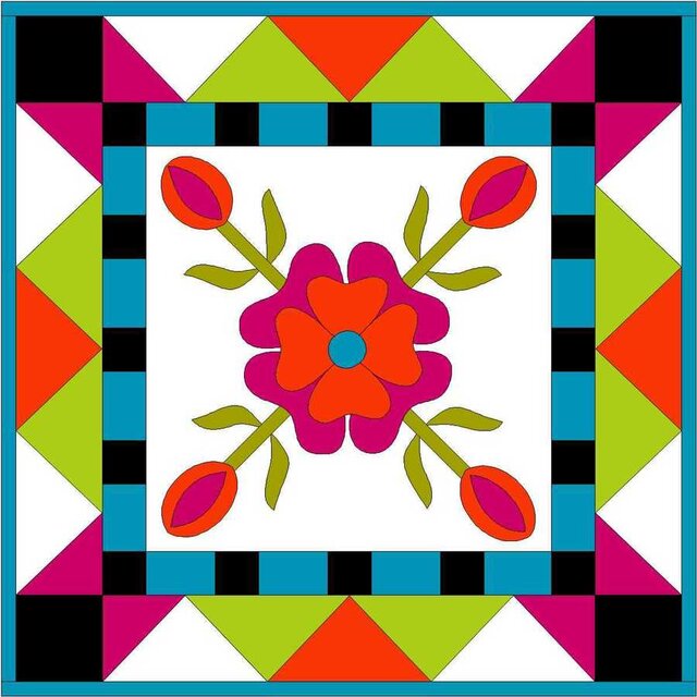 Accuquilt Barn Quilt contest winner