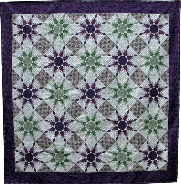 Love Those Purples and Greens!