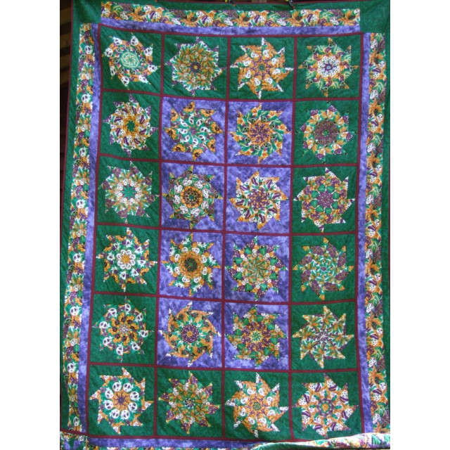 mardi gras quilt square