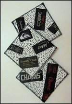 Clothing Label Coasters