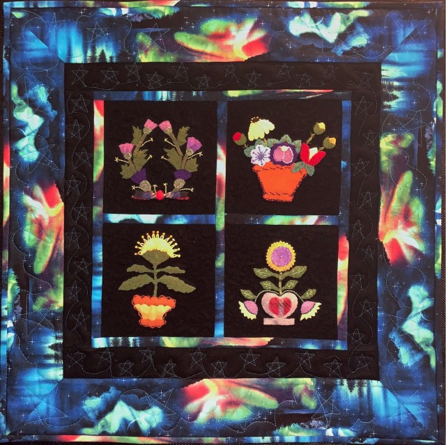 Garden Beneath the Northern Lights