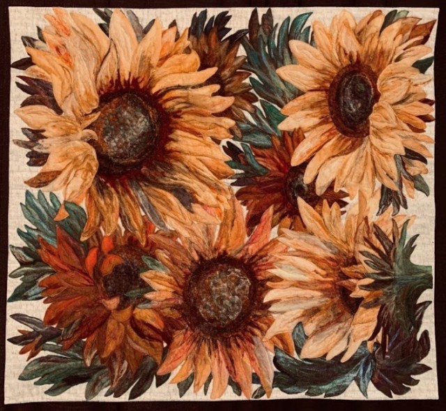 Needle-Felted Sunflowers