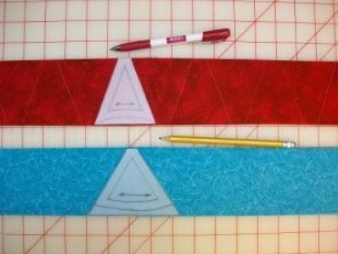 Two of Us BOM 2013 - Month 03 - Paper Piecing Arcs