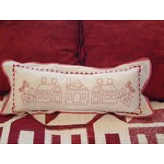 Alex Anderson - Love Thy Neighbor Redwork Pillow