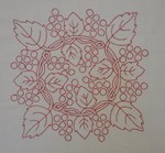Redwork Grape Escape-Pattern