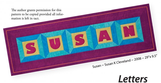 Letters by Susan K Cleveland Letters by Susan K Cleveland