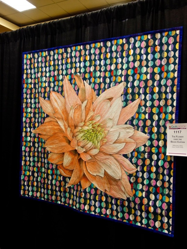 The Flower Over the Beads Curtain