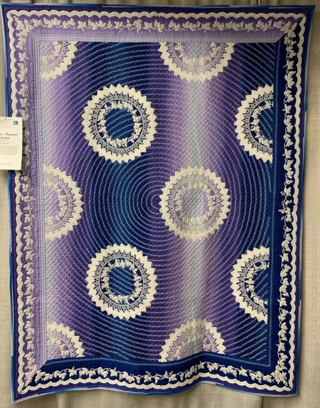 Blue Sky - Feather Applique'