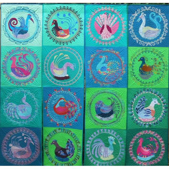 Couched Birds