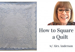 How to Square Up A Quilt