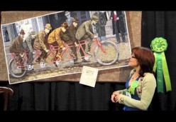 Lea McComas Talks About Her Award-Winning Quilt - &quot;Bike Boys&quot;