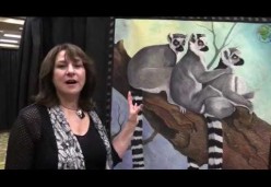 The Quilt Show: &quot;Endangered - The Lemur&#039;s Tale&quot; by Maria Ferri Cousins