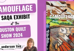 Candice Phelan - SAQA Quilt Exhibit - Camouflage - Houston 2024