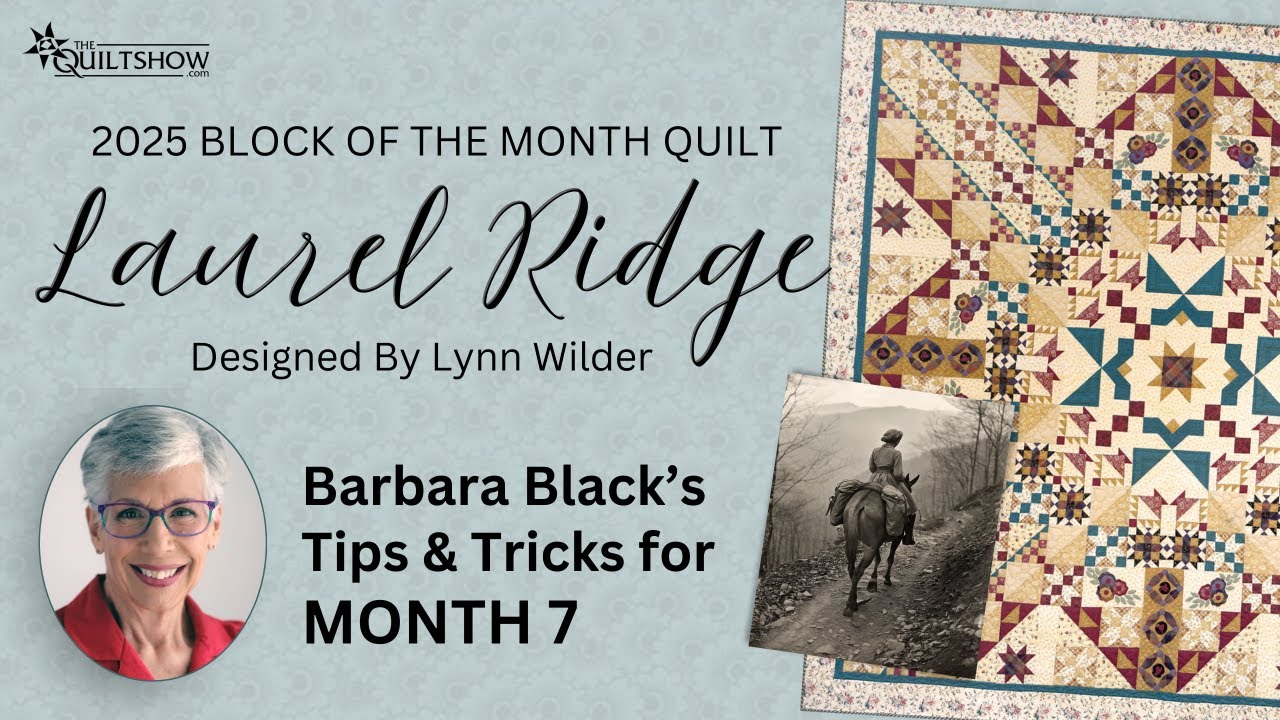 Block of the Month Quilt - Laurel Ridge by Lynn Wilder - Month 7 - Even Pros Make Quilting Mistakes