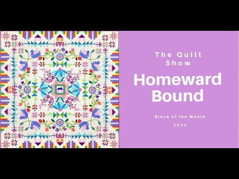 The Quilt Show - BOM 2023 - Homeward Bound Month 2