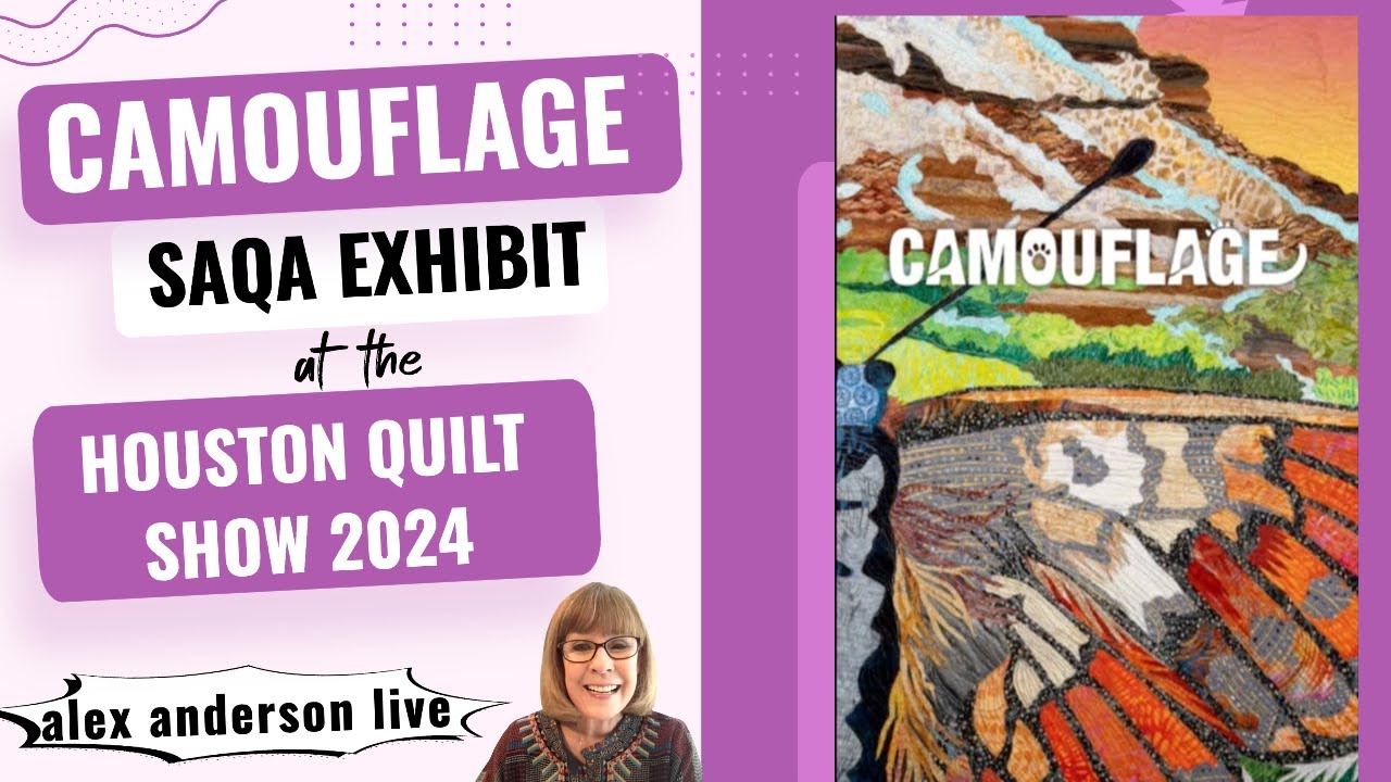 Candice Phelan - SAQA Quilt Exhibit - Camouflage - Houston 2024