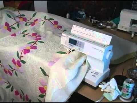 Free Motion Quilting - Beginner - Lesson 03 - Managing Quilt Movement