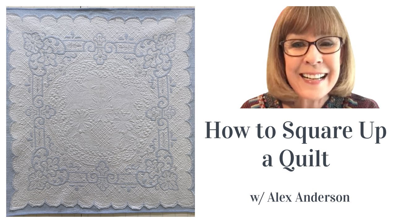 How to Square Up a Quilt