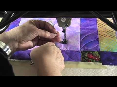 Longarm Quilting - Lesson 11 - Princess Wallhanging Part 02 - Stabilize and Sashing