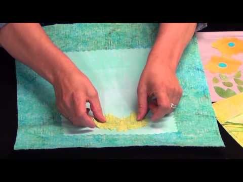 Little Fused Quilts - Birds and Flowers Part II - Weaving