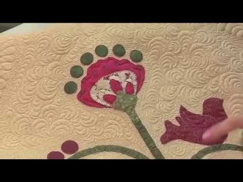 Quilting Around Applique