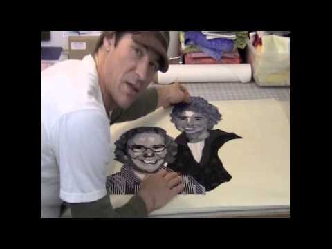 Portrait Quilts - Lesson 05 - Fuse to the Background