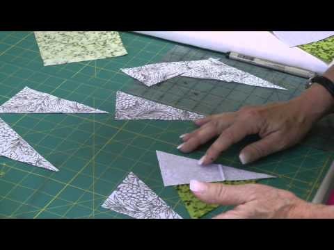 Holiday Lights Quilt - Lesson 02 - Rotary Cutting the Tree Block