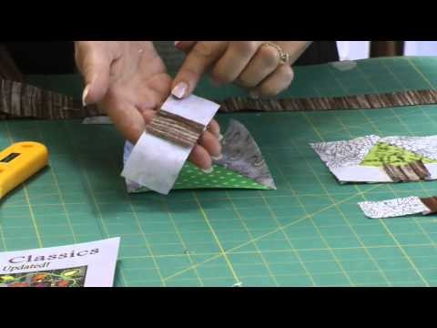 Holiday Lights Quilt - Lesson 05 - Piecing the Tree Block