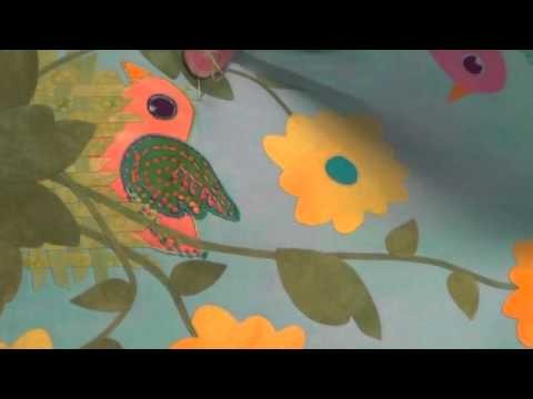 Little Fused Quilts - Birds and Flowers Part III - Hand Stitches