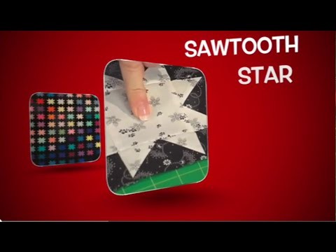 My Country House BOM 2015 - Month 07 - Sawtooth Star