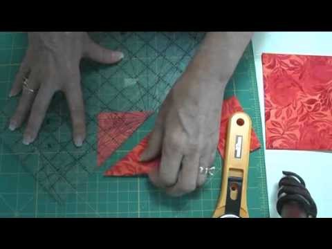 Quilt Piecing 101 - Lesson 08 - Cutting You First Half-Square Triangle