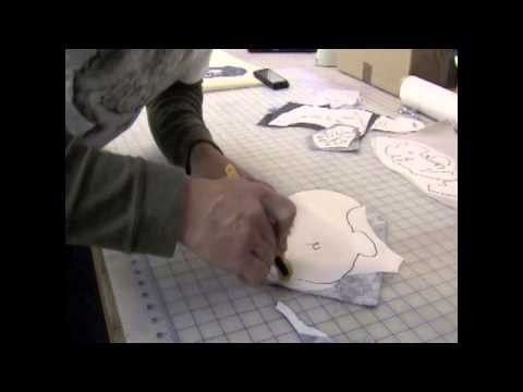 Portrait Quilts - Lesson 03 - Tracing and Fusing the Pieces