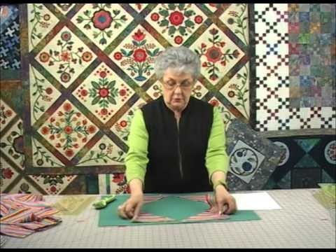 Sharon Pederson - Lesson 03 - Cutting Striped Triangles - Part 1