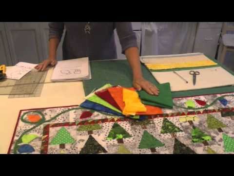 Holiday Lights Quilt - Lesson 08 - Applique Border & Quilting