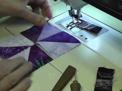 Margo Clabo's Classroom - Tip 07 - Using Half-Square Triangles to Make Pinwheel Blocks