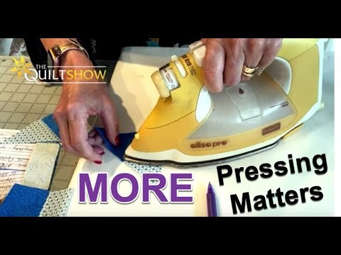 Basket Puzzle Quilt - Lesson 11 - More Pressing Techniques