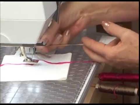Sharon Pederson - Lesson 20 - How To Control Multiple Couching Threads