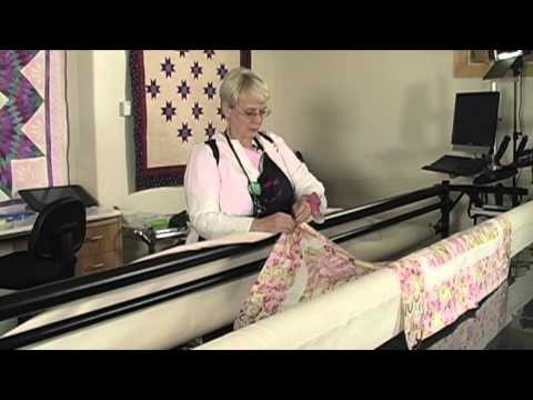 Longarm Quilting - Lesson 03 - Loading the Quilt Top